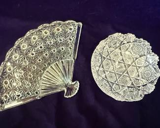 Brilliant Cut Glass Serving Items