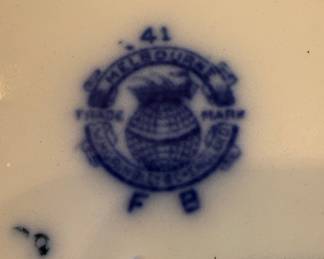 W. H. Grindley Melbourne Flow Blue China Set