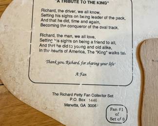 Richard Petty Fan Appreciation Tour Handheld Fan