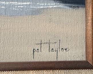 Pat Taylor Seascape Oil Painting