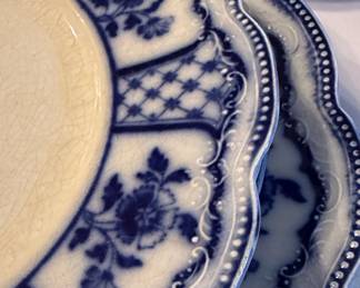 W. H. Grindley Melbourne Flow Blue China Set