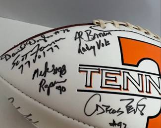 University of Tennessee Volunteers Signed Football