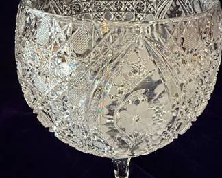 Brilliant Cut Glass Serving Items