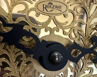 Ridgeway Mantel Clock with Glass Display