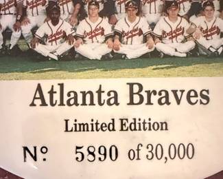 Atlanta Braves World Series Limited Edition Collectible Button