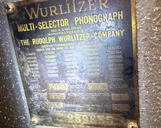 Wurlitzer Hi-Fidelity Jukebox