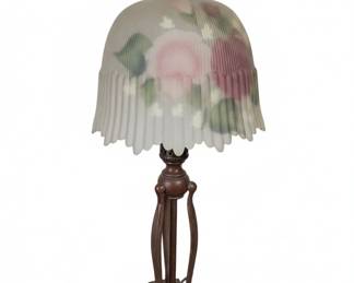 Glynda Turley Style Hand Painted Floral Table Lamp