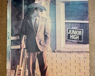 Junior Brown "Junior High" Autographed Concert Poster