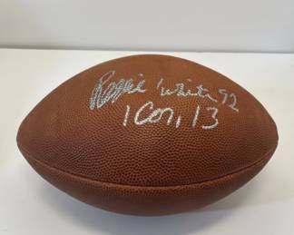 Autographed NFL Football  Reggie White