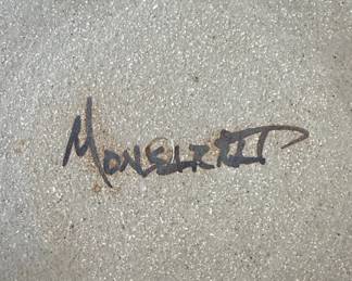 Ceramic Charger Plate with Woven Pattern