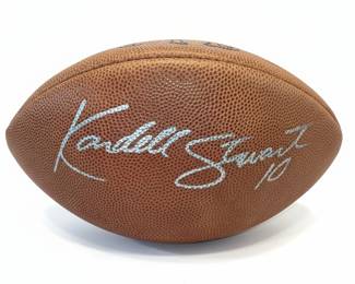 Kordell Stewart Autographed NFL Football
