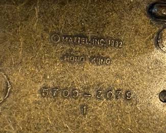 Vintage Mercury Marine and Hot Wheels Belt Buckles