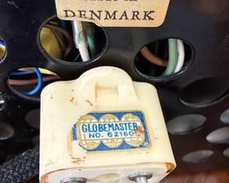 Antique Danish Bakelite Candlestick Telephone