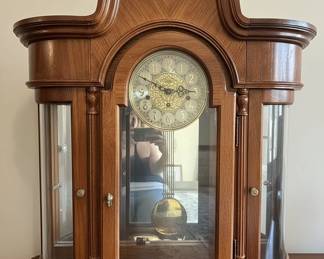 Ridgeway Mantel Clock with Glass Display