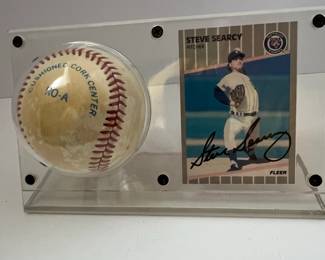 Steve Searcy Autographed Baseball