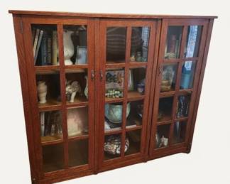 Gustav Stickley Oak Bookcase