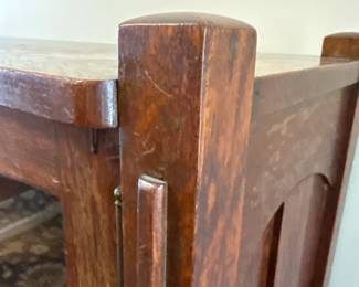 Gustav Stickley Style Glassfront Bookcase