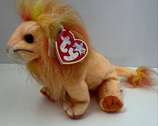 Ty Beanie Baby Bushy Lion