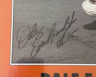 Dale Earnhardt Wrangler Jeans Machine Southern Signed Poster