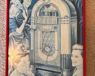 Wurlitzer Bubbler Jukebox Advertising Poster