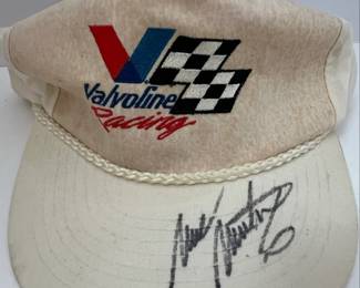 Valvoline Racing Autographed Baseball Cap