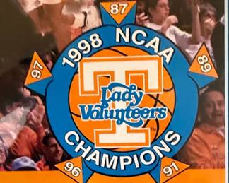 University of Tennessee Lady Volunteers BacktoBack National Champions Commemorative Prints