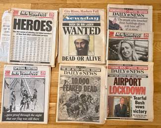 September 11th, Commemorative Newspapers