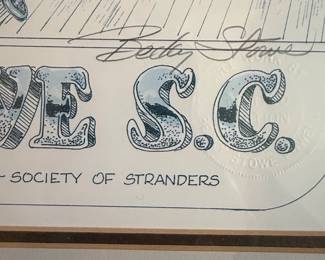 Ocean Drive S.C. Remember When Limited Edition Print by Becky Stowe