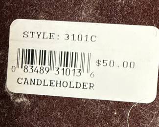 Wooden Candlesticks Set