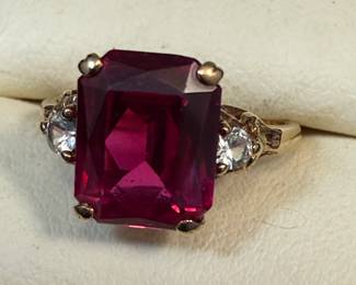 Emerald Cut Cocktail Ring