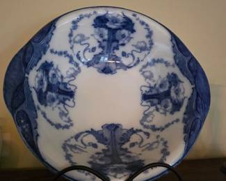 Flow Blue Pattern Wash Bowl