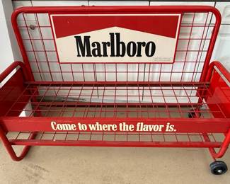 Marlboro Cigarette Advertising Bin
