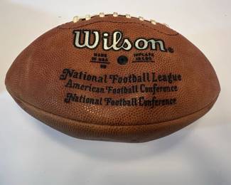 Tim McGee Signed Football 