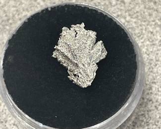 Man-made, pure silver