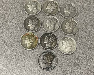 Silver dimes