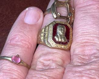 10. Karat gold jewelry.