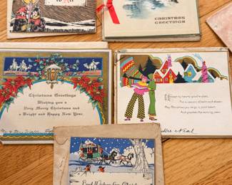 Antique Christmas cards