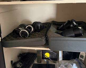 Vintage cameras and lenses 