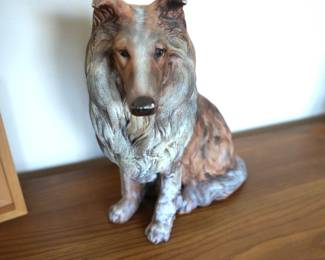 Ceramic Dog Figurine