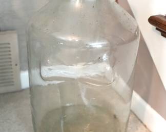 Large glass jug