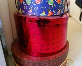 Hat Boxes,  empty