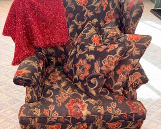 Reupholstered Wingback Chair!