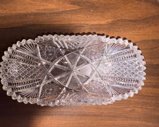 American Brilliant Sawstooth Bowl!