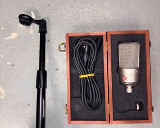 Neumann Microphone #150784 Germany & On-Stage Mic Holder!