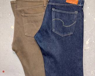 Iron Heart Japanese Selvedge, Naked & Famous,
Samurai, Japan Blue Owl, True Religion Brand Ricky Super T, Levi 505 Red Tab, 3 Sixteen Lower East Side NYC, Levi 550, Samurai 17 Oz, Momotaro Buttonfly &, Rogan High End Jeans, Most New!