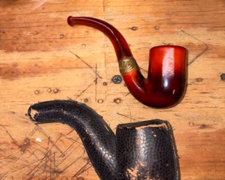NPW Genuine Meerschaum Pipe and Case!
