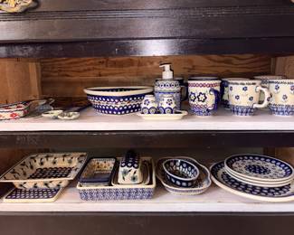 Great Collection of Polish Pottery!