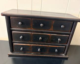 Black 3-Drawer Desk Cabinet!