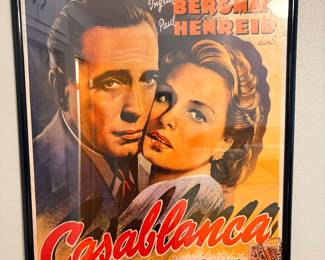 John Faber Production #C5028 Casablanca Framed Print!