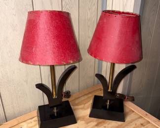 Mid Century Modern Tulip Lamps!